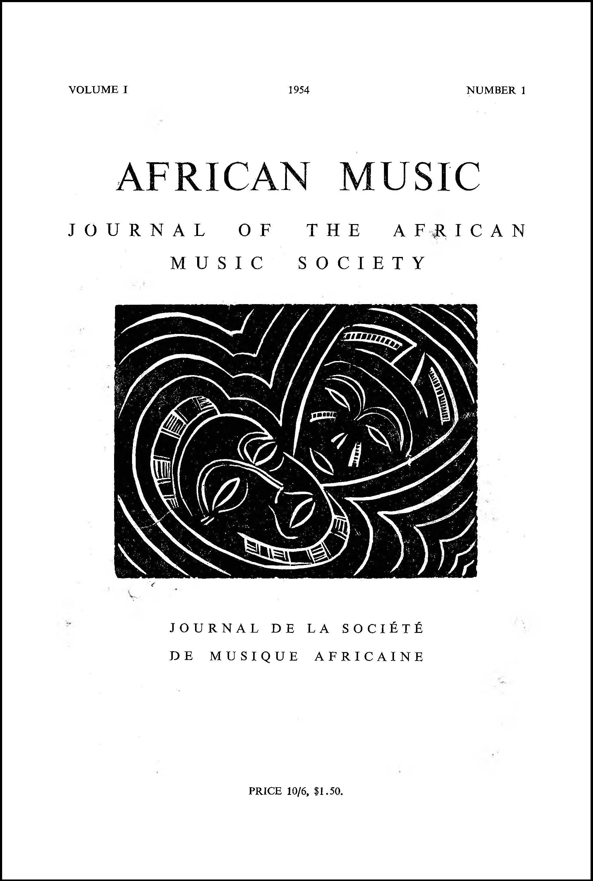 					View Vol. 1 No. 1 (1954): African Music: Journal of the African Music Society
				