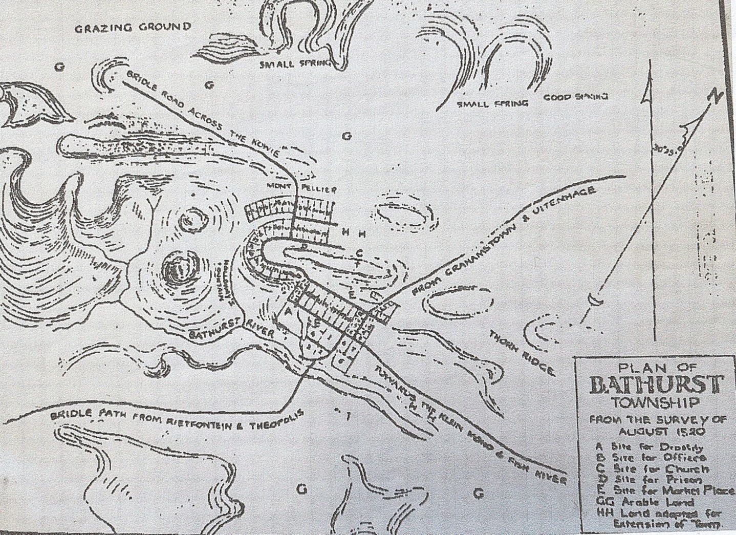 1820 Map of Bathurst