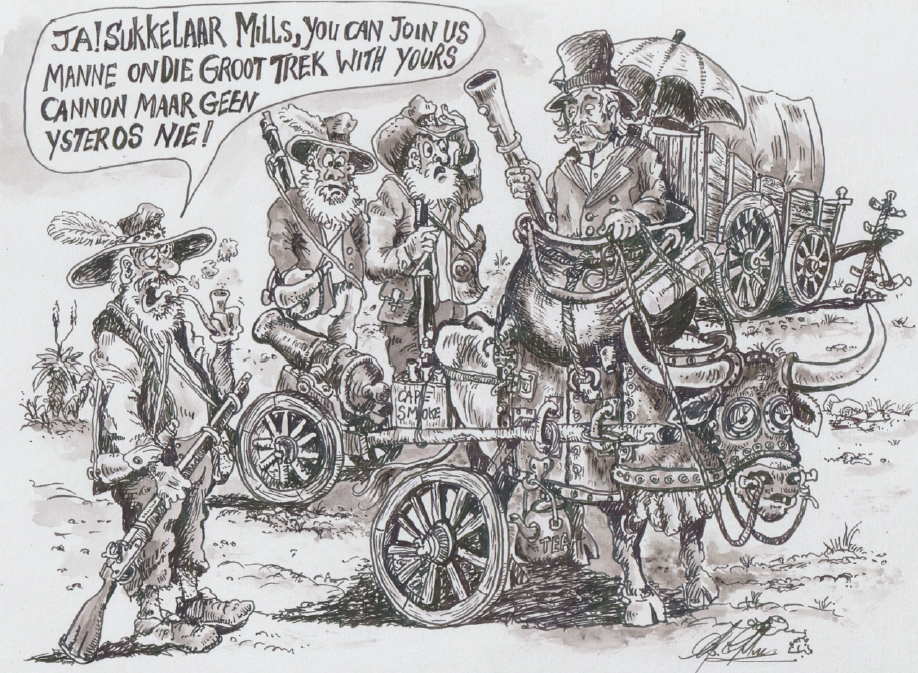 Cartoon by Basil Mills