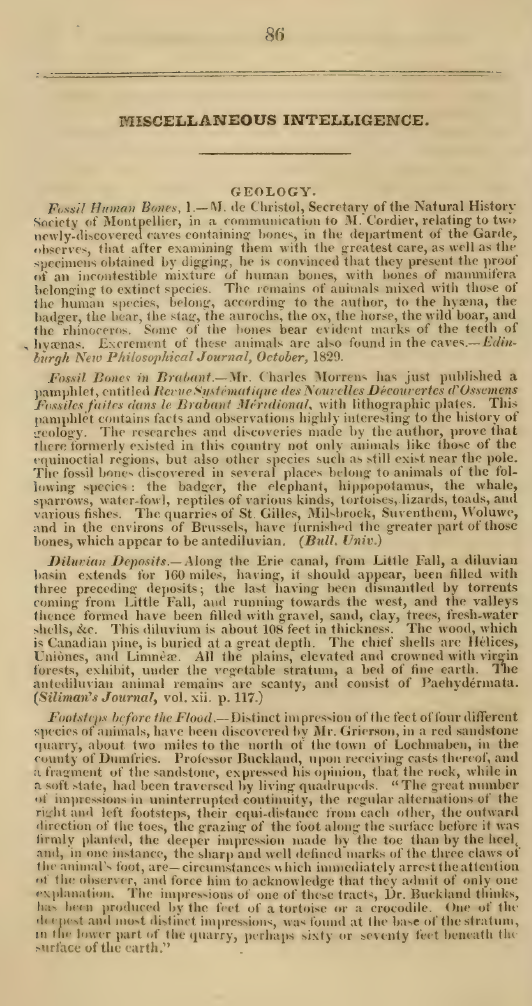 Image of first page of article titled Miscellaneous intelligence