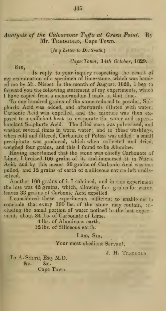 Image of the letter as published